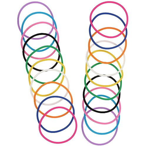 Toddmomy 20 Stück Bunte Silikonarmbänder Dehnbare Handgelenkbänder aus Hochwertigem Silikon Vielseitig Einsetzbar für Sport Partys Modisches Accessoire Toddmomy 20 Stück Bunte Silikonarmbänder Dehnbare Handgelenkbänder aus Hochwertigem Silikon Vielseitig Einsetzbar für Sport Partys Modisches Accessoire von Toddmomy