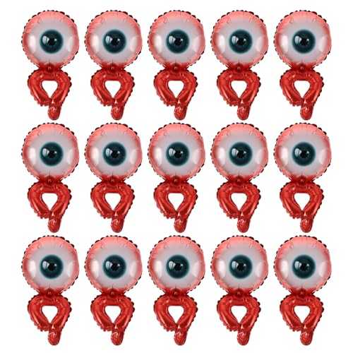 Toddmomy 20 Stück Halloween-Folienballons: Halloween-Augapfel-Handgelenk-Ballon-Ballons-Armbänder Für Partydekorationen von Toddmomy