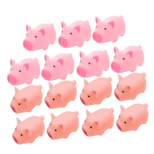 Toddmomy 20 Stück Kleine Quietsch Schweine Squeeze Langlebigem Kunststoff zur Stresslinderung als Party mitgebsel und Lustiges für Erwachsene von Toddmomy