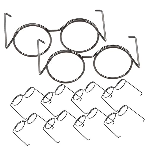 Toddmomy 20 Stück Kleiner Puppenbrille Metallrahmen für Puppen Kostüm Zubehör Kleiner Brillen zum Basteln Schwarz Kompatibel mit Verschiedenen Puppentypen Toddmomy 20 Stück Kleiner Puppenbrille Metallrahmen für Puppen Kostüm Zubehör Kleiner Brillen zum Basteln Schwarz Kompatibel mit Verschiedenen Puppentypen von Toddmomy