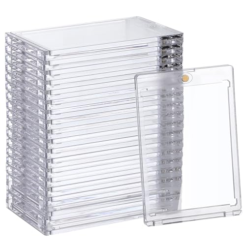 Toddmomy 20 Stück Magnetische Kartenhüllen Uv Schutz Card Protector für Sportkarten und Mitgliedskarten Sicherer Magnetverschluss Vielseitig Einsetzbar Toddmomy 20 Stück Magnetische Kartenhüllen Uv Schutz Card Protector für Sportkarten und Mitgliedskarten Sicherer Magnetverschluss Vielseitig Einsetzbar von Toddmomy
