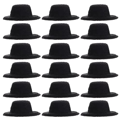 20 Stück Mini-Filz-Zylinder Miniatur- -Hüte Mini-Schwarz-Zylinder Für DIY-Dekoration Partyzubehör Weihnachtsdekoration 20 Stück Mini-Filz-Zylinder Miniatur- -Hüte Mini-Schwarz-Zylinder Für DIY-Dekoration Partyzubehör Weihnachtsdekoration von Toddmomy