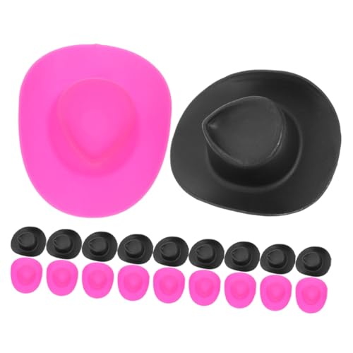 Toddmomy 20 Stück Puppenhut Puppenhüte Mini Kuh Puppenhüte Winzig Für Flauschige Kleine Party Puppenzubehör Puppenhausbedarf Hut Kuchendekor Einkaufszentrum Hut Rosiger von Toddmomy