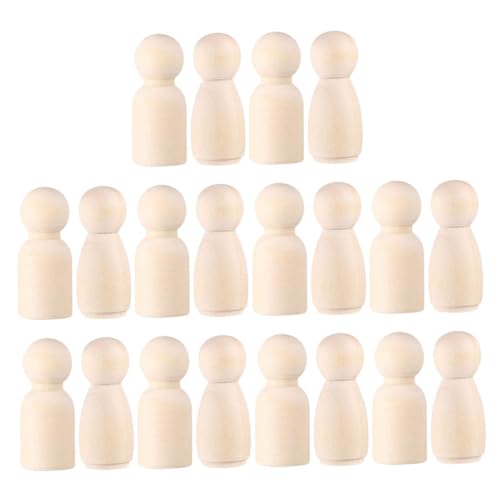 Toddmomy 20 Stück Teiliges DIY Holzpuppen Set Blanko Holzfiguren Jungen Mädchen Glatte Oberfläche zum Bemalen und Basteln Kinderfreundlich Kreative Malprojekte Fördert Feinmotorik und Toddmomy 20 Stück Teiliges DIY Holzpuppen Set Blanko Holzfiguren Jungen Mädchen Glatte Oberfläche zum Bemalen und Basteln Kinderfreundlich Kreative Malprojekte Fördert Feinmotorik und von Toddmomy