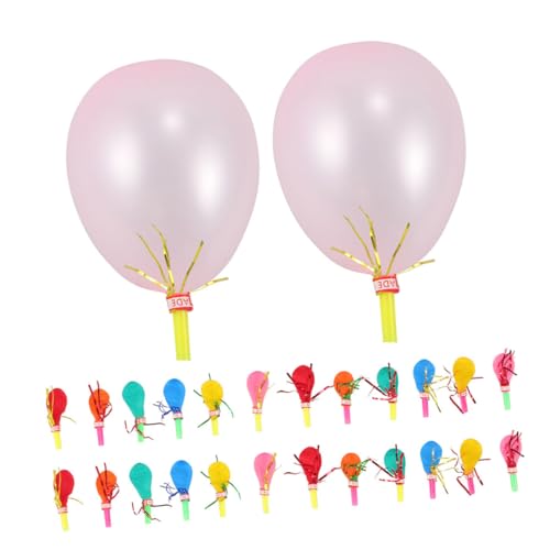 Toddmomy 200 Stück Kinderpartybälle mit Pfeifen für Drinnen und Draußen Enthält Glitzernde Pfeifen und Luftballons für Unvergessliche Feiern und Vielseitig Einsetzbar von Toddmomy