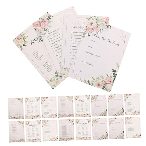 Toddmomy 20stücke Spielkarten Für Hochzeit Und Brautparty Interaktives Partyspiel Für Gäste Gästegeschenk Für Junggesellinnenabschiede Für Frauen Toddmomy 20stücke Spielkarten Für Hochzeit Und Brautparty Interaktives Partyspiel Für Gäste Gästegeschenk Für Junggesellinnenabschiede Für Frauen von Toddmomy