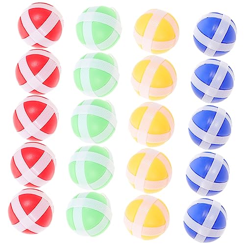 Toddmomy 20stücke Teiliges Klettballspielzeug Für Junge Mädchen Bunte Sichere Sticky Für Wurfspiele Drinnen Und Draußen Für Familienaktivitäten Garten Strand Und Camping von Toddmomy