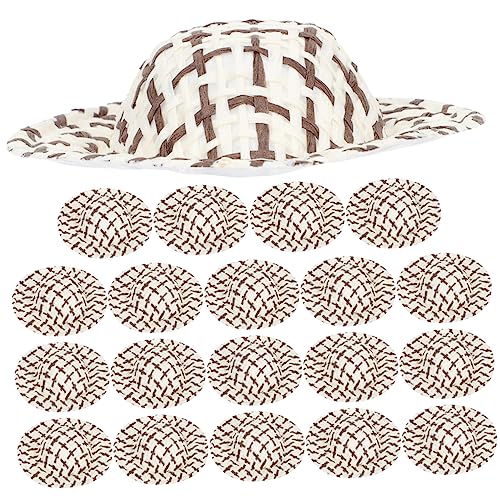 Toddmomy 20Stücke Miniatur Puppenhüte Imitation Stroh Gewebte Hüte für Puppen DIY Zubehör und Foto Requisiten für Bastelprojekte und Partys Toddmomy 20Stücke Miniatur Puppenhüte Imitation Stroh Gewebte Hüte für Puppen DIY Zubehör und Foto Requisiten für Bastelprojekte und Partys von Toddmomy