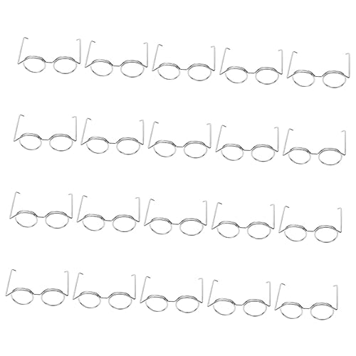 Toddmomy 20Stücke Puppenbrillen Stylische Und Langlebige Brillen Für Puppen Kreatives Puppenzubehör Und DIY Projekte Für Puppenhäuser Und Modeszenen von Toddmomy