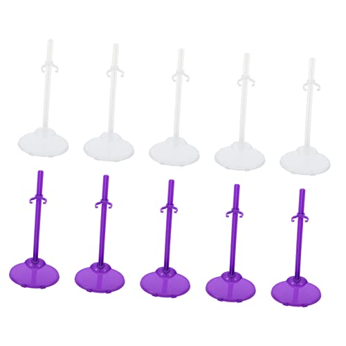 Toddmomy 20Stücke Puppenständer aus Kunststoff mit Clip Fixierung Transparente und Puppenhalter für Puppen zum Ausstellen Kinderzimmer Toddmomy 20Stücke Puppenständer aus Kunststoff mit Clip Fixierung Transparente und Puppenhalter für Puppen zum Ausstellen Kinderzimmer von Toddmomy