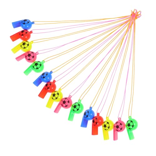 Toddmomy 24 Stück Fußball Pfeife Fußballmuster Pfeift Fußball-partygeschenke Trainingspfeife Bulk Fußball Pfeift Jubelpfeife Aus Kunststoff Pfeifen Mit Lanyard Plastik Toddmomy 24 Stück Fußball Pfeife Fußballmuster Pfeift Fußball-partygeschenke Trainingspfeife Bulk Fußball Pfeift Jubelpfeife Aus Kunststoff Pfeifen Mit Lanyard Plastik von Toddmomy
