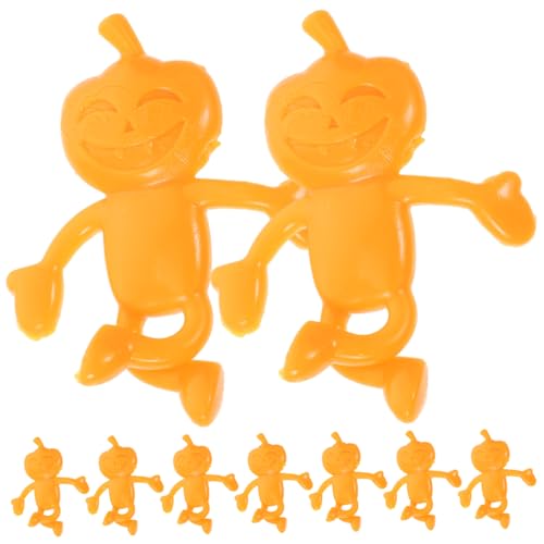 Toddmomy 24 Stück Halloween Kürbis Leute Lustige Figuren für Partytüten Mitgebsel und Deko für Kinderfeste Gruselige Überraschungen für Halloween und Karneval von Toddmomy