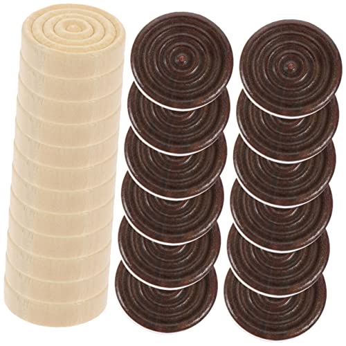 Toddmomy 24Stücke Holz Backgammon Spielsteine Ersatzteile Für Schach Und Brettspiele Runde Glatte Und Robuste Holzfiguren Farben Holzfarbe Toddmomy 24Stücke Holz Backgammon Spielsteine Ersatzteile Für Schach Und Brettspiele Runde Glatte Und Robuste Holzfiguren Farben Holzfarbe von Toddmomy