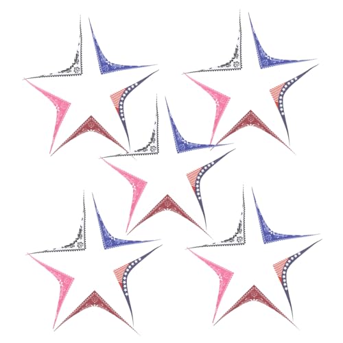 Toddmomy 25 Stück Teiliges Mini Tuch für Puppen Dreieckstücher Weiß Blau Rosa und Dekoration für DIY Puppen Partys und Anlässe von Toddmomy
