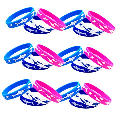 Toddmomy 25 Stück Teiliges Silikonarmband für Elastische Hautfreundliche und Farbechte Shark Wristbands Weiche Runde Kanten Bequemes Tragen für Jungen und Mädchen Party Zufällige Farbe Toddmomy 25 Stück Teiliges Silikonarmband für Elastische Hautfreundliche und Farbechte Shark Wristbands Weiche Runde Kanten Bequemes Tragen für Jungen und Mädchen Party Zufällige Farbe von Toddmomy