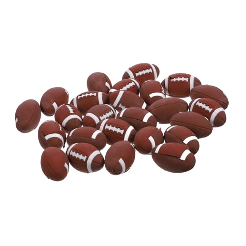 Toddmomy 25Stücke Rugby Radiergummis Kompakte Kreative Radiergummis Lustiger Cartoon Form Perfektes Schreibwaren Zubehör Motivation Von Schülern von Toddmomy