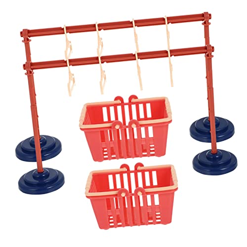 Toddmomy 2Sätze Puppen Kleidungsständer mit Kleiderbügeln Teiliges Organizer für Puppenhaus Kleidung Langlebig für Kreative Spielideen Toddmomy 2Sätze Puppen Kleidungsständer mit Kleiderbügeln Teiliges Organizer für Puppenhaus Kleidung Langlebig für Kreative Spielideen von Toddmomy