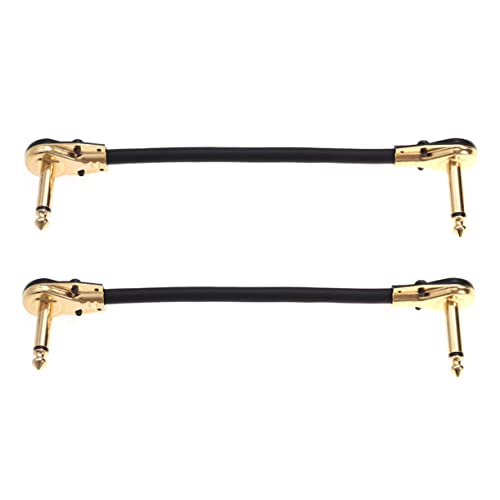 Toddmomy 2Stücke Gitarreneffektkabel Goldbeschichtete Stecker Rauschunterdrückung Und Praktisch Kompatibel Mit Gitarre Hochwertige Klangqualität Toddmomy 2Stücke Gitarreneffektkabel Goldbeschichtete Stecker Rauschunterdrückung Und Praktisch Kompatibel Mit Gitarre Hochwertige Klangqualität von Toddmomy