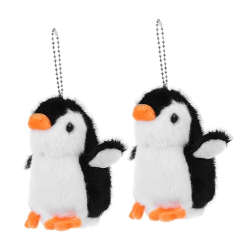 Toddmomy 2Stücke Plüsch Pinguin Schlüsselanhänger Niedliche Deko Anhänger Für Taschen Und Rucksäcke Süße Pinguin Figuren Für Sammler Und von Toddmomy