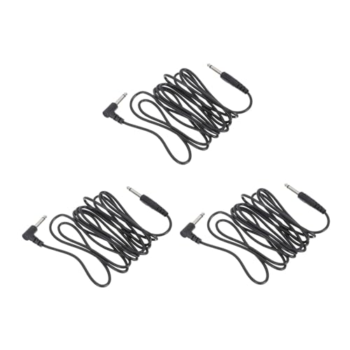 Toddmomy 3 STÜCKE Audio Kabel für Gitarre Hochwertige Verbindungskabel für Lautsprecher und Instrumente Langlebig und Einfach zu Verwenden von Toddmomy