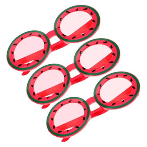 Toddmomy 3 STÜCKE Teiliges Lustige Wassermelonenbrillen aus Leichte Tropische Partybrille für Hawaiianisches Sommer Accessoire für Strandpartys und Fotokabinen Vielseitig Einsetzbar Toddmomy 3 STÜCKE Teiliges Lustige Wassermelonenbrillen aus Leichte Tropische Partybrille für Hawaiianisches Sommer Accessoire für Strandpartys und Fotokabinen Vielseitig Einsetzbar von Toddmomy