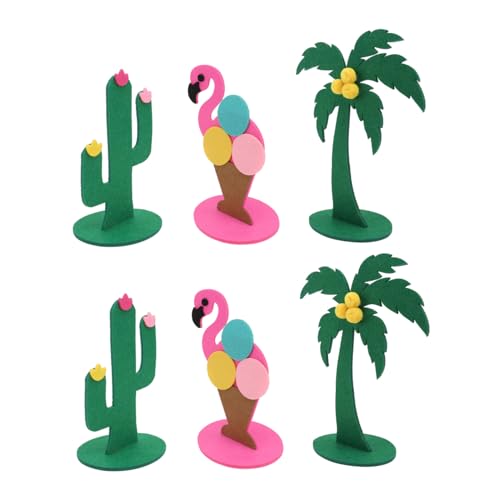 Toddmomy 3 Sätze Filz Dekoration Teiliges mit Flamingo Kokosnussbaum und Kaktus für Kreative Tischdekoration für Hawaii Partys und Kinderzimmergestaltung Toddmomy 3 Sätze Filz Dekoration Teiliges mit Flamingo Kokosnussbaum und Kaktus für Kreative Tischdekoration für Hawaii Partys und Kinderzimmergestaltung von Toddmomy