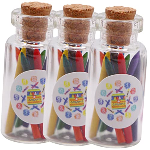 Toddmomy 3 Satz Miniatur Glasfläschchen Buntstifte Handgefertigte Puppenhaus Deko Langlebige Mini Crayons Modell für Kreative Miniatur Szenen und Foto Requisiten Detailreiche Toddmomy 3 Satz Miniatur Glasfläschchen Buntstifte Handgefertigte Puppenhaus Deko Langlebige Mini Crayons Modell für Kreative Miniatur Szenen und Foto Requisiten Detailreiche von Toddmomy