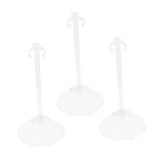 Toddmomy 3 Stück Puppenständer aus Transparentem Stabilem Material mit Breiter Basis und Taillenstütze Sicherer Halter für Handgefertigte Puppen Display für Sammler und Bastler Toddmomy 3 Stück Puppenständer aus Transparentem Stabilem Material mit Breiter Basis und Taillenstütze Sicherer Halter für Handgefertigte Puppen Display für Sammler und Bastler von Toddmomy