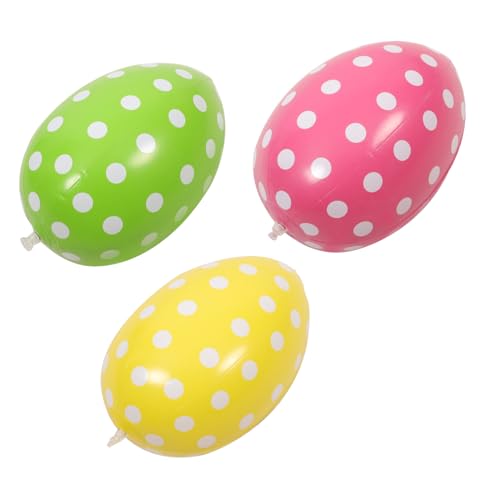 Toddmomy 3 Stück Teiliges Aufblasbare Ostereier Luftballons für Osterfeiern für Partys für Innen und Außeneinsätze Fotorequisiten für Fröhliche Ostermomente Toddmomy 3 Stück Teiliges Aufblasbare Ostereier Luftballons für Osterfeiern für Partys für Innen und Außeneinsätze Fotorequisiten für Fröhliche Ostermomente von Toddmomy