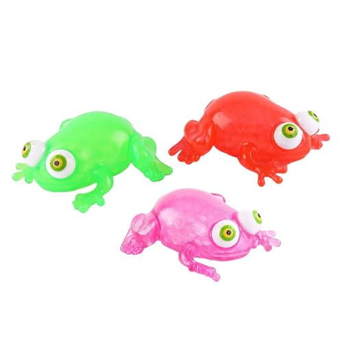 Toddmomy 3 Stück Teiliges Frosch quetschspielzeug aus Langlebigem TPR Kleines Tragbares Stressabbau und Erwachsene Party mitgebsel und Sensorisches Anti Stress von Toddmomy