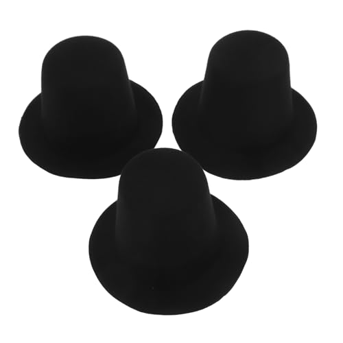 Toddmomy 3 Stück Teiliges Mini Doll Hüte Kleine Schwarze Puppenhüte Leichtes DIY Party Zubehör Handgefertigte Miniatur Hut Accessoires für Bastelprojekte Toddmomy 3 Stück Teiliges Mini Doll Hüte Kleine Schwarze Puppenhüte Leichtes DIY Party Zubehör Handgefertigte Miniatur Hut Accessoires für Bastelprojekte von Toddmomy