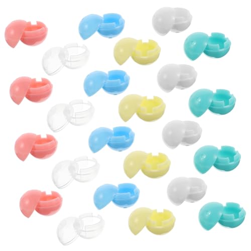 Toddmomy 30 Stück Befüllbare Kapseln Für Automaten, Kugelkugeln, Zu Öffnende, Gedrehte Kugeln, Kugelgreifbälle, Klauenautomaten, Preisbehälter Für Kinder von Toddmomy