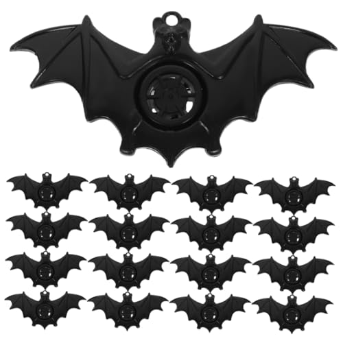 Toddmomy 30 Stück Fledermaus Pfeifen aus Kunststoff Kleine Gruselige Pfeifen als Halloween Party Mitgebsel für Leichte und Sichere Spielzeugpfeifen für Schaurige Streiche und von Toddmomy
