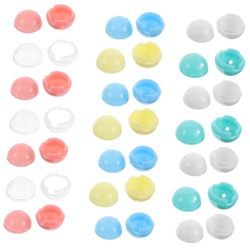 Toddmomy 30 Stück Teiliges Mini Leere Runde Vending Machine Wiederverwendbare Kleine Kunststoffbehälter für Kinderparty Individuelle Bunte Transparente Farben von Toddmomy