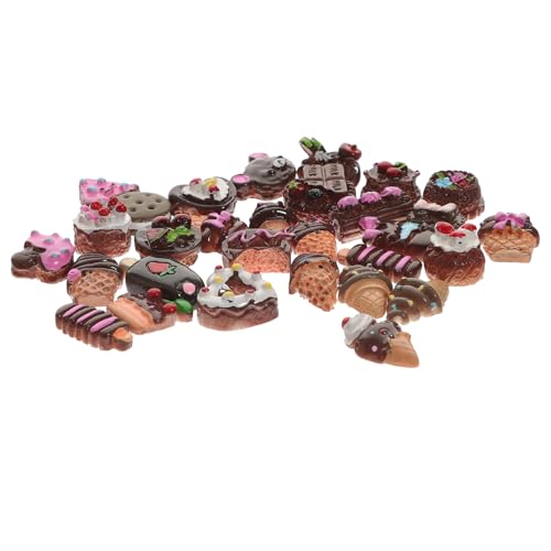 Toddmomy 30 Stück Teiliges Simulierte Dessert Dekorationen Miniatur Fake Desserts für Kreative Fotorequisiten und Lernmodelle für Dekoration Toddmomy 30 Stück Teiliges Simulierte Dessert Dekorationen Miniatur Fake Desserts für Kreative Fotorequisiten und Lernmodelle für Dekoration von Toddmomy