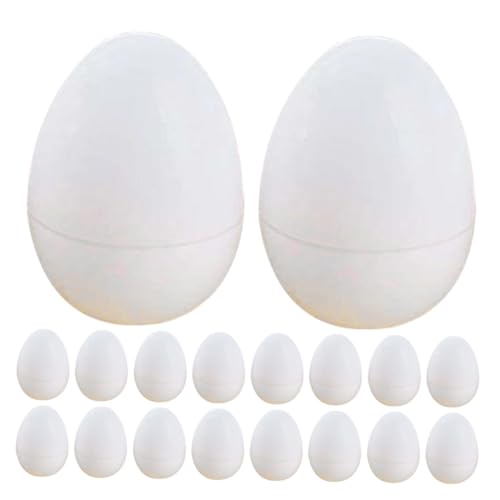 Toddmomy 30 Stück Weiße Ostereier zum Bemalen Aufklappbare Simulationseier für DIY Bastelarbeiten Kreative Ei Modelle für Frühling Deko und Handarbeiten für Ostern und Partys Toddmomy 30 Stück Weiße Ostereier zum Bemalen Aufklappbare Simulationseier für DIY Bastelarbeiten Kreative Ei Modelle für Frühling Deko und Handarbeiten für Ostern und Partys von Toddmomy