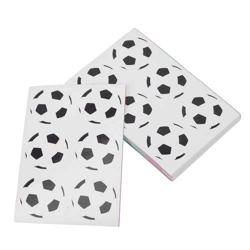 Toddmomy 300 Stück Fußball Aufkleber Selbstklebend Leichte Fußball Sticker für Scrapbooking Wasserflaschen Notizbücher und für Fans von Toddmomy