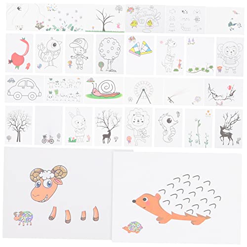 Toddmomy 30Stücke Fingermalerei Karten Pädagogische Zeichnungskarten für Kindergarten Lustige Fingerzeichnungen Kreative Lernkarten für für Kreative Toddmomy 30Stücke Fingermalerei Karten Pädagogische Zeichnungskarten für Kindergarten Lustige Fingerzeichnungen Kreative Lernkarten für für Kreative von Toddmomy