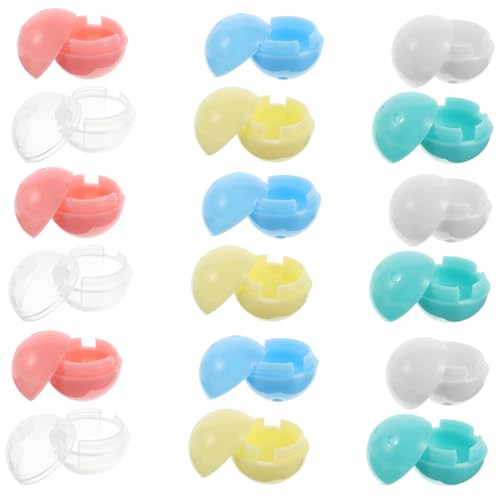 Toddmomy 30Stücke Mini Kapseln für Verkaufsautomaten Befüllbare Kunststoffkugeln Verschiedenen Farben Spielzeugkapseln für Kreative Partygeschenke und DIY Projekte Toddmomy 30Stücke Mini Kapseln für Verkaufsautomaten Befüllbare Kunststoffkugeln Verschiedenen Farben Spielzeugkapseln für Kreative Partygeschenke und DIY Projekte von Toddmomy