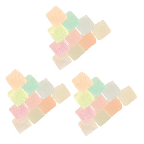 Toddmomy 30stücke Cube Sugar Charms Bunte Kreative Dekoration Für Handyhüllen Und Bastelprojekte Für Und -projekte von Toddmomy