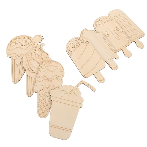 Toddmomy 32 Stück Teiliges Unbehandelte Holz Eiscremeformen für Glatte Holzplatten zum Bemalen und Basteln DIY Malspaß für Sommerpartys Kreative Familienaktivitäten und Kinderhandwerk Toddmomy 32 Stück Teiliges Unbehandelte Holz Eiscremeformen für Glatte Holzplatten zum Bemalen und Basteln DIY Malspaß für Sommerpartys Kreative Familienaktivitäten und Kinderhandwerk von Toddmomy