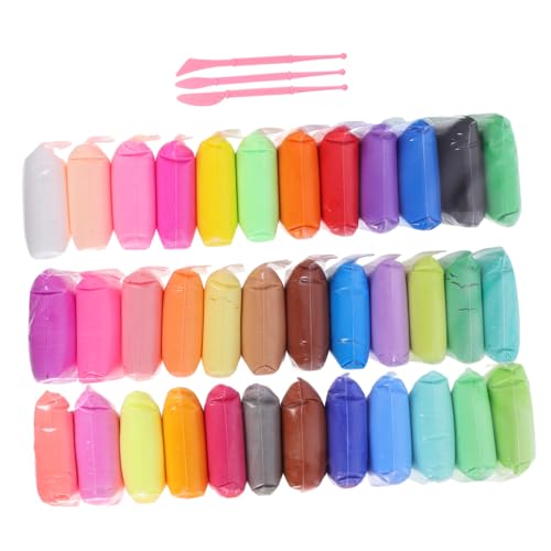 Toddmomy 36 Packungen Teiliges Modelliermasse Ultraleichte Selbsttrocknende Knetmasse Flexibel Buntes DIY Bastelmaterial für Kreatives und Kunsthandwerk für Jungen und Mädchen Toddmomy 36 Packungen Teiliges Modelliermasse Ultraleichte Selbsttrocknende Knetmasse Flexibel Buntes DIY Bastelmaterial für Kreatives und Kunsthandwerk für Jungen und Mädchen von Toddmomy