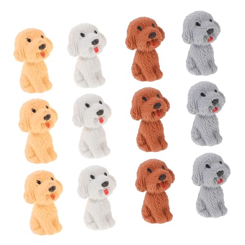 Toddmomy 36 Stück Teiliges Cartoon Hund Radiergummis für Büro und Schule Langlebige Bunte Mini Radiergummi Figuren Kreative Schreibwaren für Geschenkideen von Toddmomy
