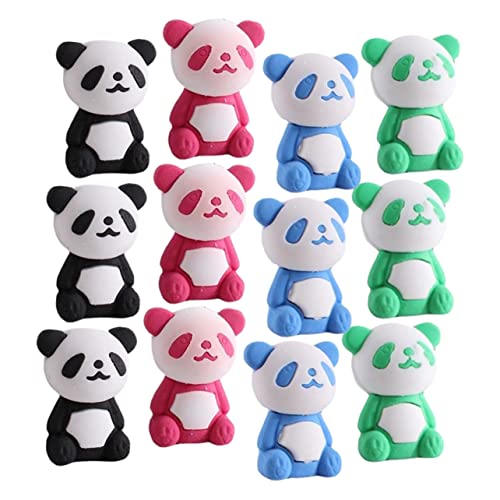 Toddmomy 36 Stück Teiliges Kleine Panda Radiergummis für Niedliche Tier Radiergummis Dekorative Schulradierer in Vier Farben als für Schulaktivitäten von Toddmomy