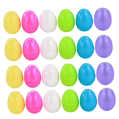 Toddmomy 36 Stück Teiliges Leere Plastikeier zum Befüllen Große Bunte Ostereier für Süßigkeitenverpackung Diy Osterdekoration Wiederverwendbare Eierboxen Zufällige Farben Toddmomy 36 Stück Teiliges Leere Plastikeier zum Befüllen Große Bunte Ostereier für Süßigkeitenverpackung Diy Osterdekoration Wiederverwendbare Eierboxen Zufällige Farben von Toddmomy