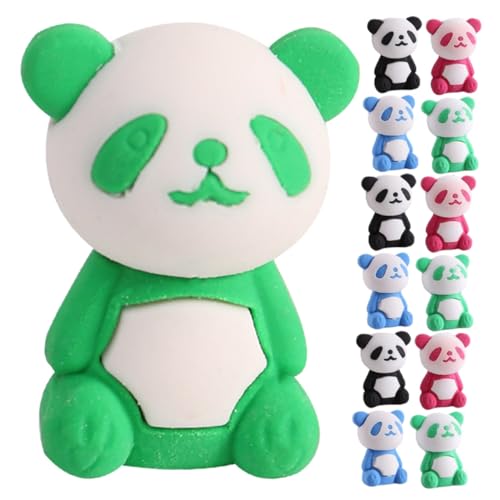 Toddmomy 36 Stück Teiliges Panda Radiergummis für Kleine Niedliche Tier radierer Sichere Ungiftige Schulradierer als Geschenk für Schüler und Bastelaktivitäten von Toddmomy