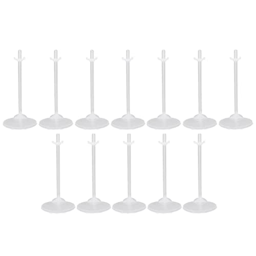 Toddmomy 36 Stück Transparente Puppenständer Teiliges Praktischer Display Rack aus Kunststoff für Optimale Doll Präsentation für Sammler und Puppenliebhaber von Toddmomy