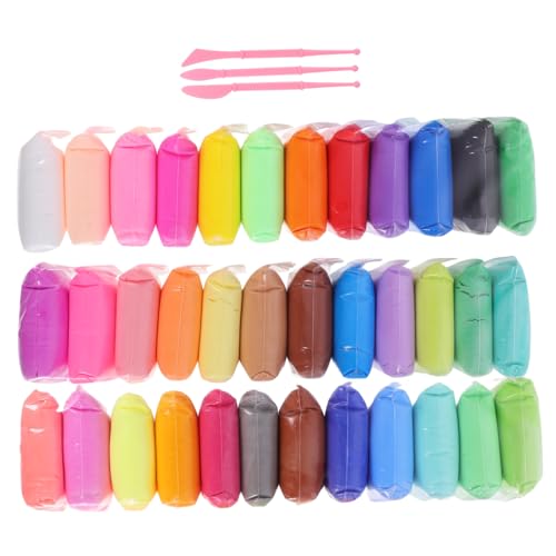 Toddmomy 36Packungen Pack Light Clay DIY Modelliermasse für Tonspielzeug für Kreative Bastelprojekte Lufttrocknend für Kunsthandwerk und DIY Designs von Toddmomy