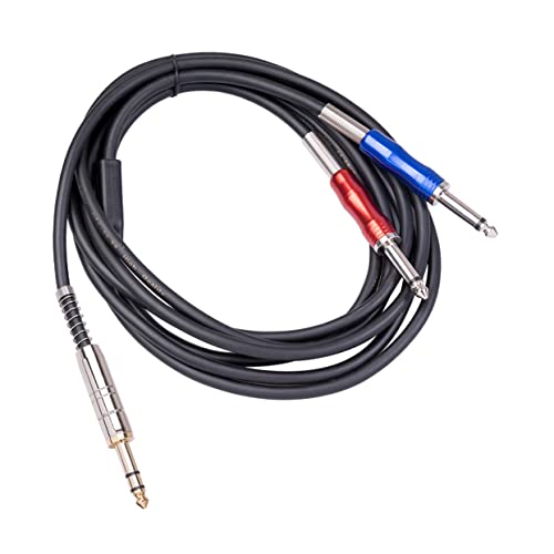 Toddmomy 3M Instrumentenkabel Stereo Zu Dual Mono Ofc Kupferleiter Für Mixer Spieler Aufnahmegeräte Langlebig Umweltfreundliche Hülle von Toddmomy