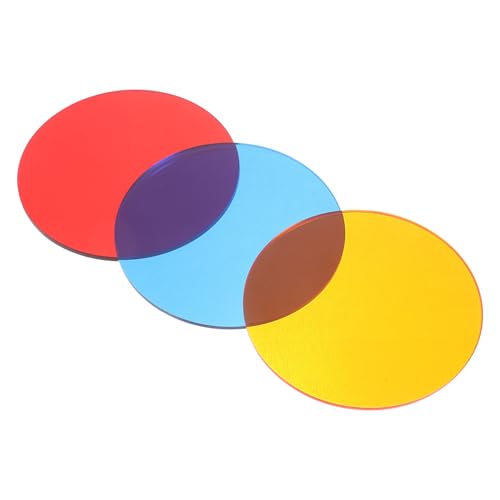Toddmomy 3Stücke Acrylplatten Transparente Runde Basis für DIY Projekte und Modellbau für Puppenständer und Tabletop Spiele Langlebig von Toddmomy